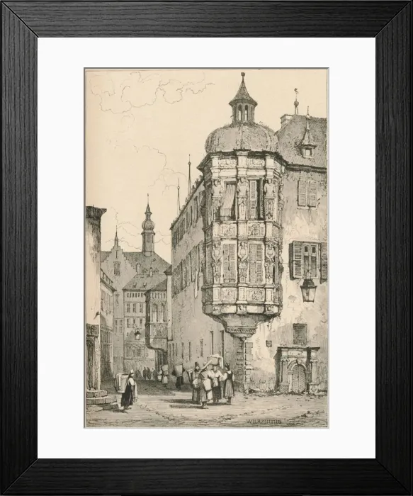 Framed Print : Wurzburg, c1820 (1915). Artist: Samuel Prout Framed Print : Wurzburg, c1820 (1915). Artist: Samuel Prout
