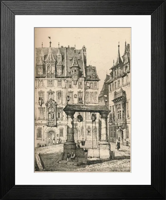 Framed Print : Nuremberg, c1820 (1915). Artist: Samuel Prout Framed Print : Nuremberg, c1820 (1915). Artist: Samuel Prout