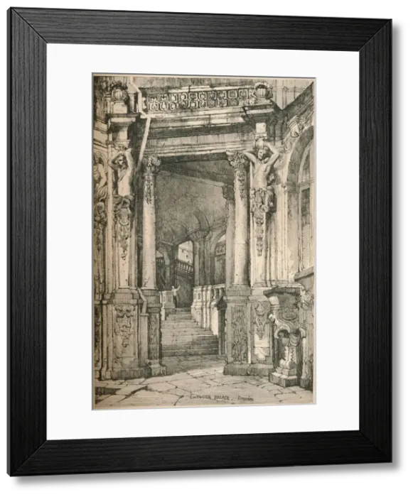 Framed Print : Dresden, c1820 (1915). Artist: Samuel Prout Framed Print : Dresden, c1820 (1915). Artist: Samuel Prout