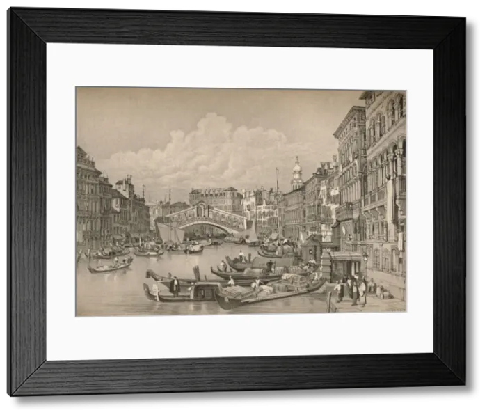 Framed Print : Venice, c1830 (1915). Artist: Samuel Prout Framed Print : Venice, c1830 (1915). Artist: Samuel Prout