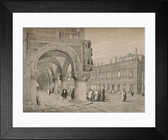 Framed Print : Venice, c1830 (1915). Artist: Samuel Prout Framed Print : Venice, c1830 (1915). Artist: Samuel Prout