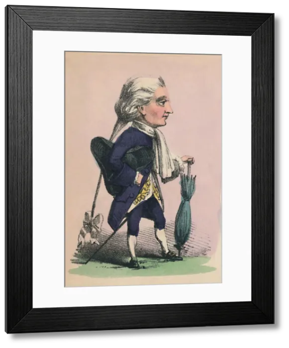 Framed Print : George III, 1856. Artist: Alfred Crowquill