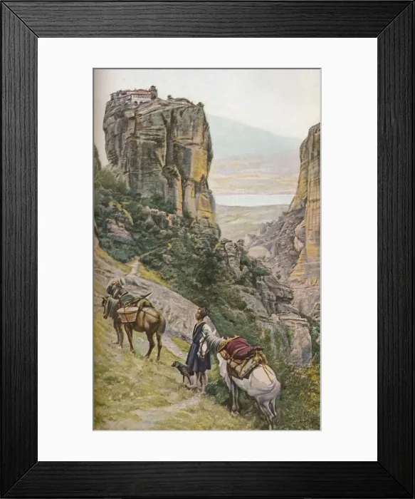 Framed Print : Greece, early 19th century, (c1930s). Artist: Richard Thomas Underwood Framed Print : Greece, early 19th century, (c1930s). Artist: Richard Thomas Underwood