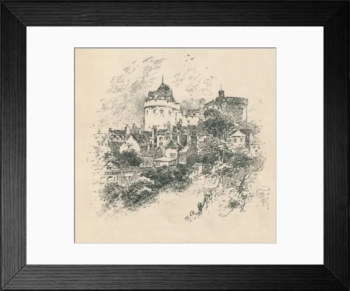Framed Print : The Curfew Tower, 1895 Framed Print : The Curfew Tower, 1895