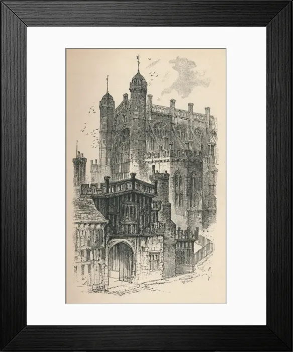 Framed Print : St. Georges Chapel, 1895 Framed Print : St. Georges Chapel, 1895