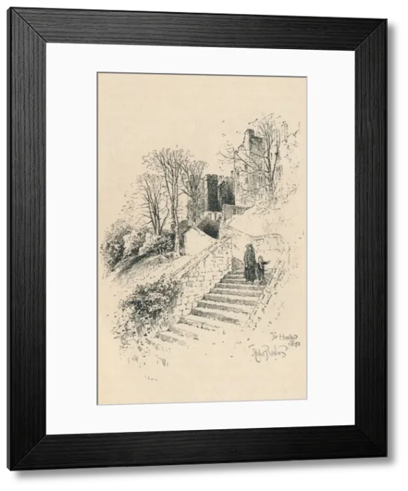 Framed Print : The Hundred Steps, 1895 Framed Print : The Hundred Steps, 1895
