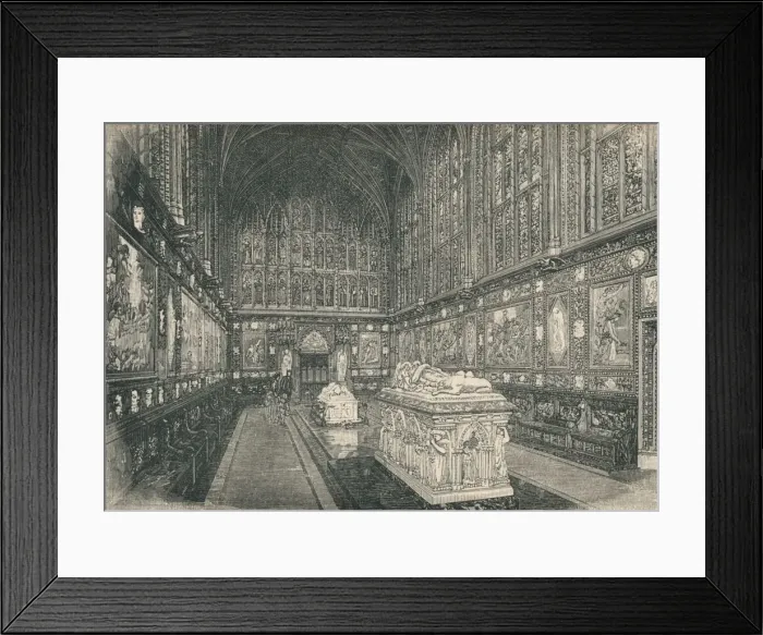 Framed Print : The Albert Chapel, 1895 Framed Print : The Albert Chapel, 1895