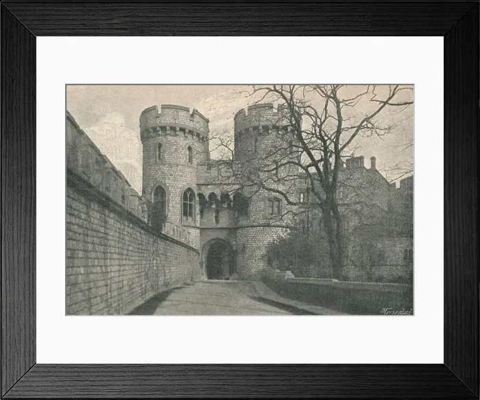 Framed Print : Norman Gate, 1895 Framed Print : Norman Gate, 1895