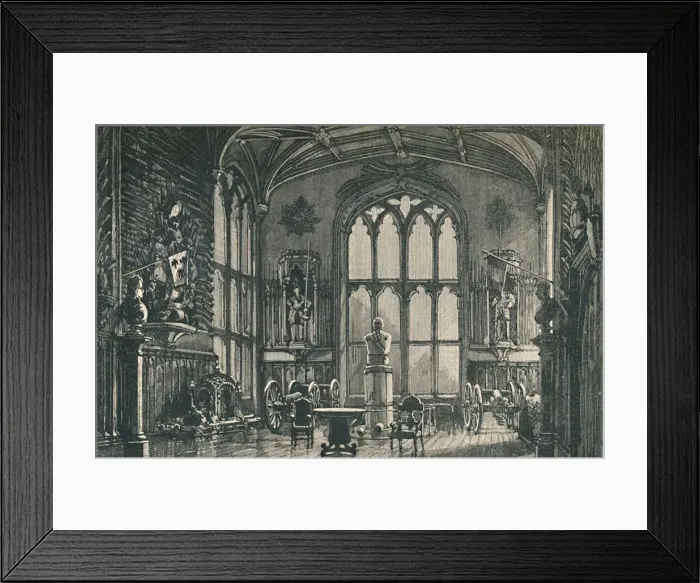 Framed Print : The Guard Room, or Armoury, 1895 Framed Print : The Guard Room, or Armoury, 1895