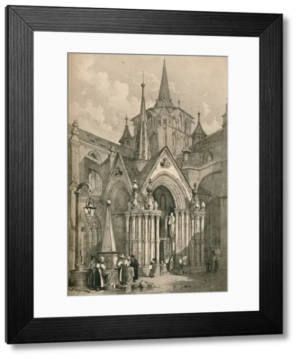 Framed Print : Lausanne, c1830 (1915). Artist: Samuel Prout Framed Print : Lausanne, c1830 (1915). Artist: Samuel Prout