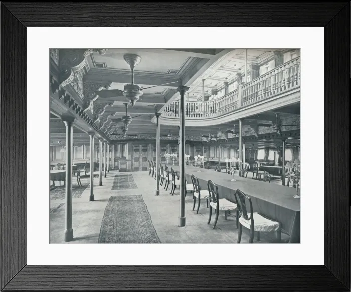 Framed Print : The State Dining Room, 1911 Framed Print : The State Dining Room, 1911