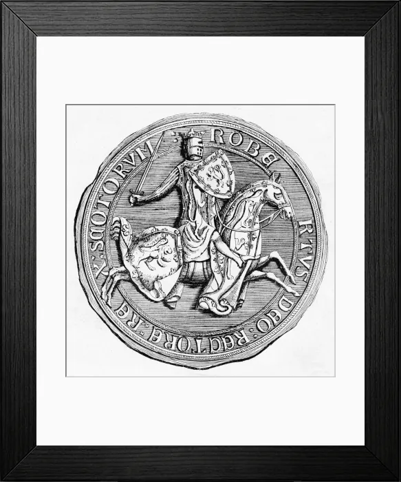 Framed Print : The Seal of Robert Bruce, 1910 Framed Print : The Seal of Robert Bruce, 1910