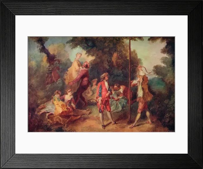 Framed Print : The Ages of Man - Manhood, c1710-1740, (1910). Artist: Nicolas Lancret Framed Print : The Ages of Man - Manhood, c1710-1740, (1910). Artist: Nicolas Lancret