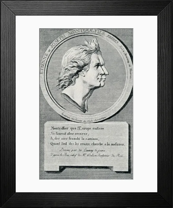 Framed Print : The Brothers Montgolfier, 18th century, (1910). Artist: JC De Mayr Framed Print : The Brothers Montgolfier, 18th century, (1910). Artist: JC De Mayr