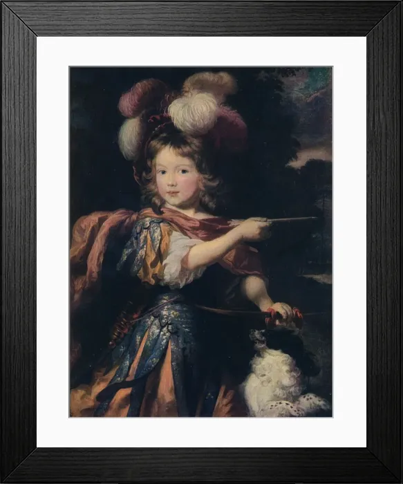 Framed Print : Boy as Archer, 17th century, (1910). Artist: Nicolaes Maes Framed Print : Boy as Archer, 17th century, (1910). Artist: Nicolaes Maes