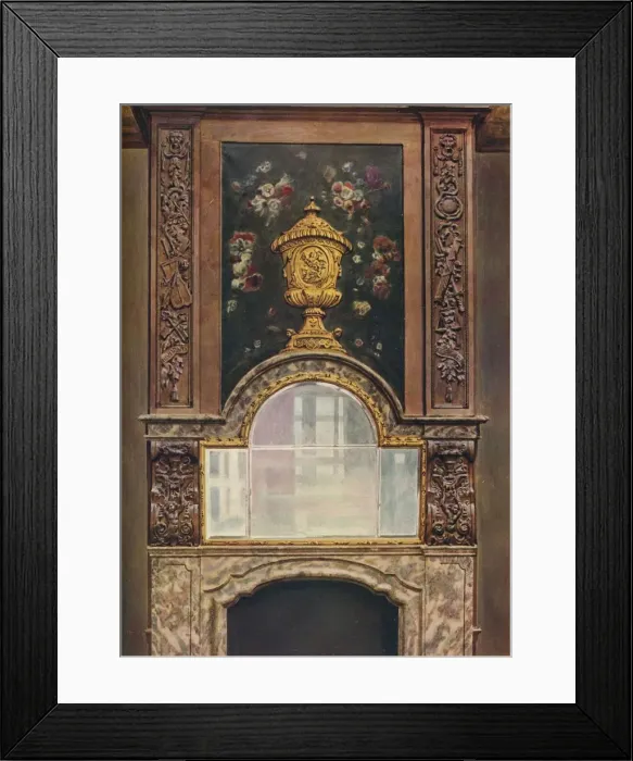 Framed Print : Mantelpiece, 18th century, (1910). Artist: Daniel Marot Framed Print : Mantelpiece, 18th century, (1910). Artist: Daniel Marot