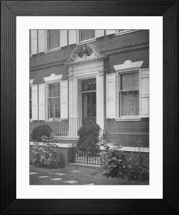Framed Print : Garden entrance to the house of Miss Anne Morgan, New York City, 1924 Framed Print : Garden entrance to the house of Miss Anne Morgan, New York City, 1924