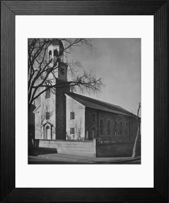Framed Print : View of St Pauls Church from Main Street, Newburyport, Massachusetts, 1924 Framed Print : View of St Pauls Church from Main Street, Newburyport, Massachusetts, 1924