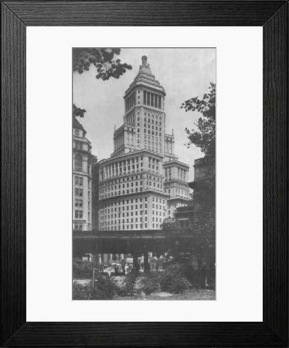 Framed Print : Standard Oil Building, New York City, 1924 Framed Print : Standard Oil Building, New York City, 1924