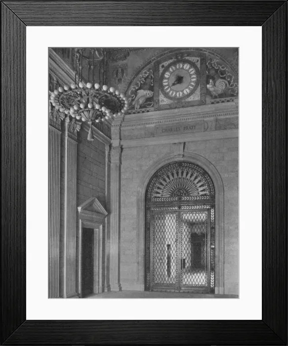 Framed Print : End of main entrance hall, Standard Oil Building, New York City, 1924 Framed Print : End of main entrance hall, Standard Oil Building, New York City, 1924