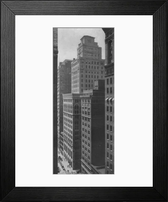 Framed Print : General view of the Johns-Manville Building, New York City, 1924 Framed Print : General view of the Johns-Manville Building, New York City, 1924