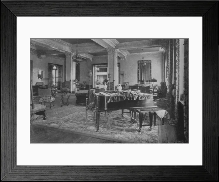 Framed Print : View of lounge, Gaylord Apartments, Los Angeles, California. 1924 Framed Print : View of lounge, Gaylord Apartments, Los Angeles, California. 1924
