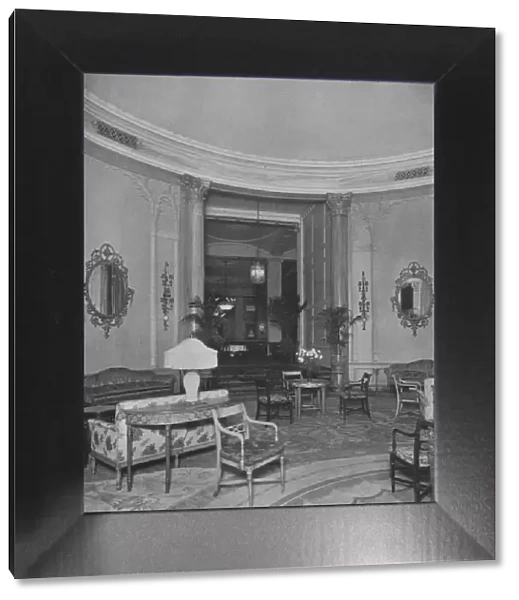 Looking from the Oval Palm Room into the Main Dining Room, Roosevelt Hotel, New York City, 1924