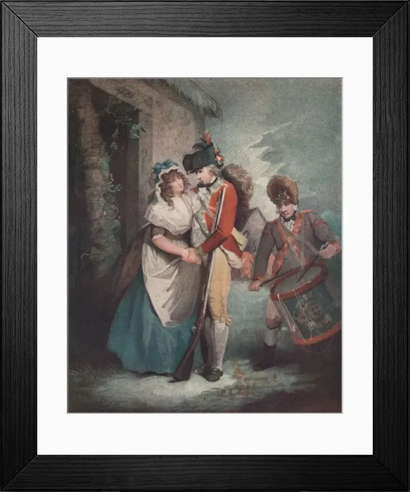 Framed Print : The Billited Soldiers Departure, c1786-1813, (1909). Artist: George Graham Framed Print : The Billited Soldiers Departure, c1786-1813, (1909). Artist: George Graham