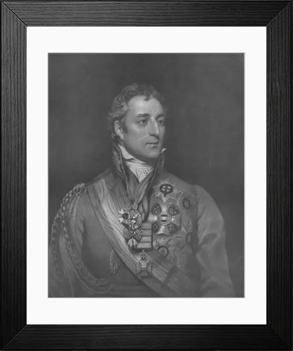 Framed Print : The Duke of Wellington, c1780-1830, (1909). Artist: William Say Framed Print : The Duke of Wellington, c1780-1830, (1909). Artist: William Say