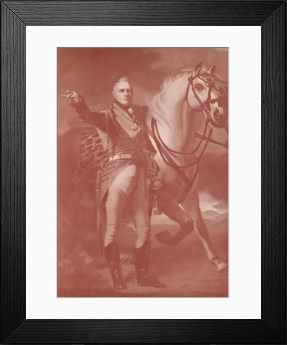 Framed Print : Sir David Baird (Colonel 24th Regiment), c1812 (1909). Artist: Thomas Hodgetts Framed Print : Sir David Baird (Colonel 24th Regiment), c1812 (1909). Artist: Thomas Hodgetts