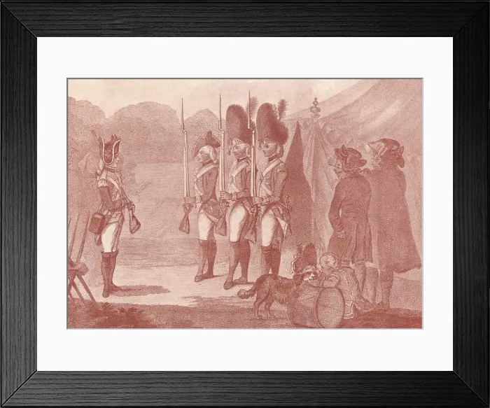 Framed Print : The Relief (1781), 1781 (1909). Artist: William Dickinson Framed Print : The Relief (1781), 1781 (1909). Artist: William Dickinson