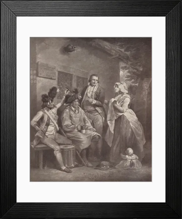 Framed Print : Trepanning a Recruit, 1791 (1909). Artist: George Keating Framed Print : Trepanning a Recruit, 1791 (1909). Artist: George Keating
