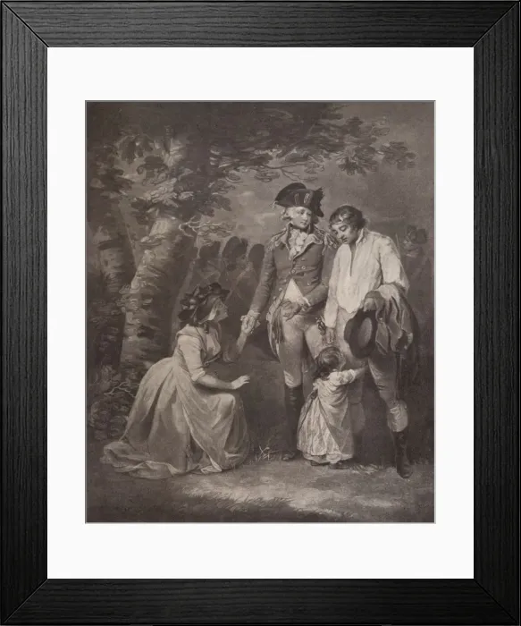 Framed Print : Deserter Pardon d, 1791 (1909). Artist: George Keating Framed Print : Deserter Pardon d, 1791 (1909). Artist: George Keating