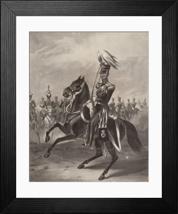 Framed Print : West Essex Yeomanry, 1846 (1909). Artist: John Harris Junior Framed Print : West Essex Yeomanry, 1846 (1909). Artist: John Harris Junior