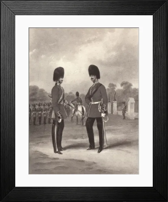Framed Print : Scots Fusilier Guards, c1820-1870, (1909). Artist: John Harris Junior Framed Print : Scots Fusilier Guards, c1820-1870, (1909). Artist: John Harris Junior