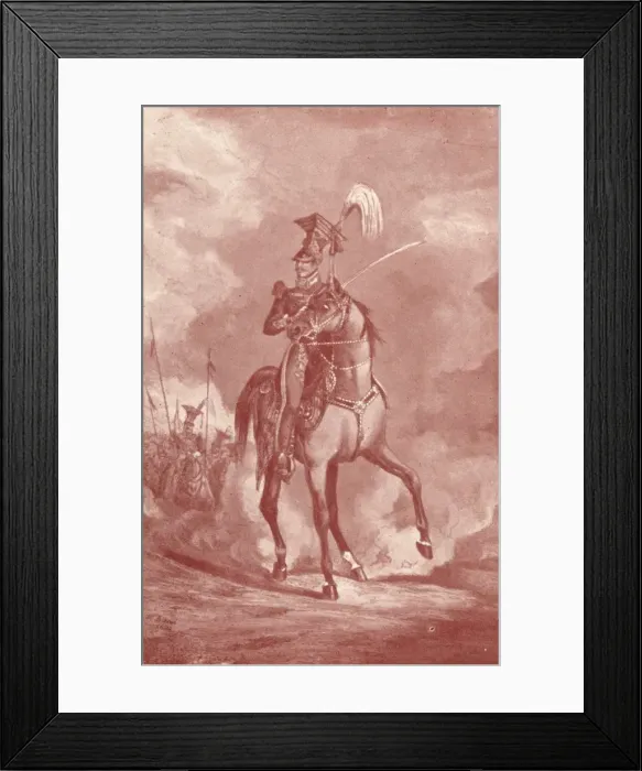Framed Print : Officer, 9th Lancers, c1825 (1909). Artist: Henry Thomas Alken Framed Print : Officer, 9th Lancers, c1825 (1909). Artist: Henry Thomas Alken