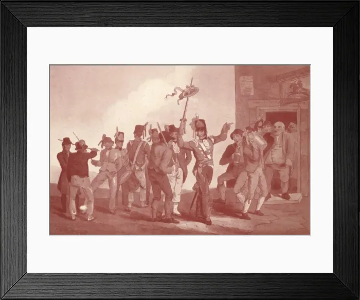 Framed Print : Thirty-Third Regiment, c1814 (1909). Artists: Robert Havell, Daniel Havell Framed Print : Thirty-Third Regiment, c1814 (1909). Artists: Robert Havell, Daniel Havell
