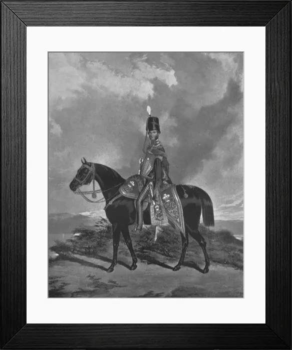 Framed Print : Lieut. -General The Hon. Henry Beauchamp Lygon Colonel 10th Hussars, c1843 (1909). Artist: Henry Lygon, 4th Earl Beauchamp Framed Print : Lieut. -General The Hon. Henry Beauchamp Lygon Colonel 10th Hussars, c1843 (1909). Artist: Henry Lygon, 4th Earl Beauchamp
