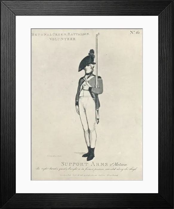 Framed Print : Support Arms 2nd Motion, 1798 (1909). Artist: Thomas Rowlandson Framed Print : Support Arms 2nd Motion, 1798 (1909). Artist: Thomas Rowlandson
