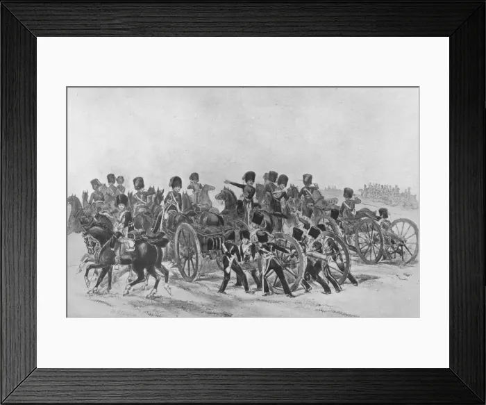 Framed Print : The Royal Horse Artillery, 1846 (1909) Framed Print : The Royal Horse Artillery, 1846 (1909)