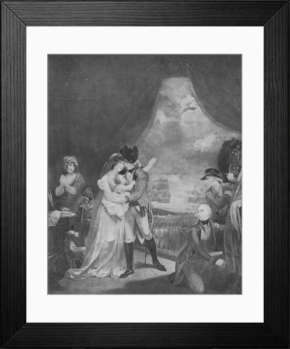 Framed Print : War, 1798 (1909). Artist: John Whessell Framed Print : War, 1798 (1909). Artist: John Whessell