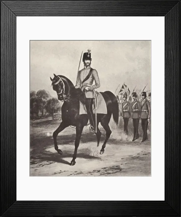 Framed Print : 33rd (1st Yorkshire West Riding) (Review Order), 1855 (1909). Artist: John Harris Junior Framed Print : 33rd (1st Yorkshire West Riding) (Review Order), 1855 (1909). Artist: John Harris Junior