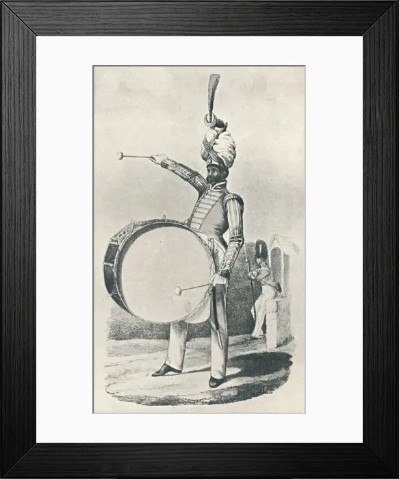 Framed Print : Grenadier Guards, Drummer (1829), 1829 (1909). Artist: Maxim Gauci Framed Print : Grenadier Guards, Drummer (1829), 1829 (1909). Artist: Maxim Gauci
