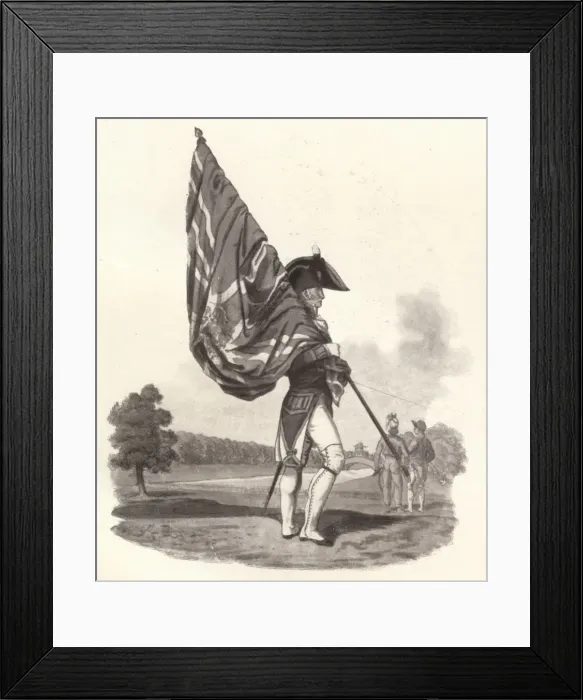 Framed Print : An Officer of the Guards in Full Dress, c1812 (1909). Artist: Joseph Constantine Stadler Framed Print : An Officer of the Guards in Full Dress, c1812 (1909). Artist: Joseph Constantine Stadler
