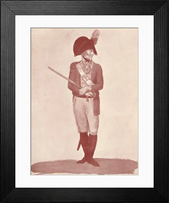 Framed Print : Third Regiment of Foot (1799), 1799 (1909) Framed Print : Third Regiment of Foot (1799), 1799 (1909)