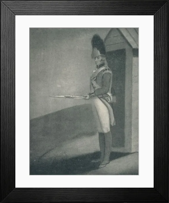 Framed Print : Private, Grenadier Guards (1760), 1760 (1909) Framed Print : Private, Grenadier Guards (1760), 1760 (1909)