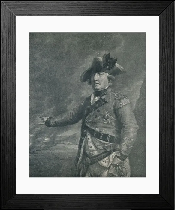 Framed Print : George Augustus Elliot (Lord Heathfield), Governor of Gibraltar, 1788 (1909). Artist: Francesco Bartolozzi Framed Print : George Augustus Elliot (Lord Heathfield), Governor of Gibraltar, 1788 (1909). Artist: Francesco Bartolozzi