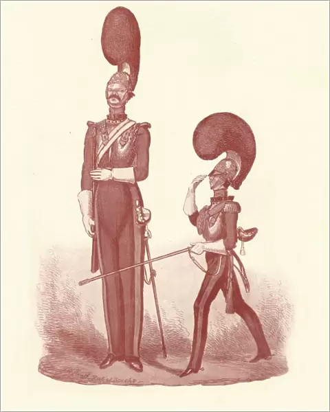 Showing the Difference Between The Man and the Officer, 1830-1840, (1909). Artist: William Heath