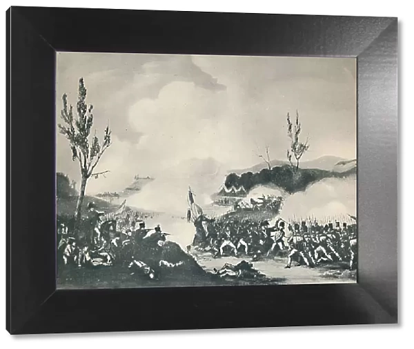 Attack on the Road to Bayonne, December 13, 1813, c1813 (1909). Artist: Thomas Sutherland