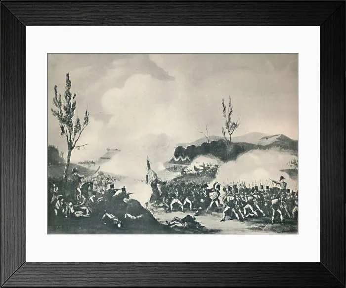 Framed Print : Attack on the Road to Bayonne, December 13, 1813, c1813 (1909). Artist: Thomas Sutherland Framed Print : Attack on the Road to Bayonne, December 13, 1813, c1813 (1909). Artist: Thomas Sutherland